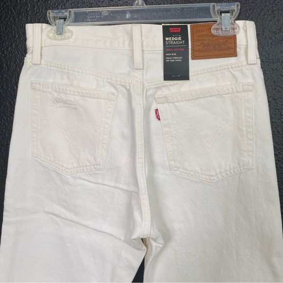 Levi’s Wedgie Straight Jeans in Cloud Bank Sz28x28 - Picture 7 of 9